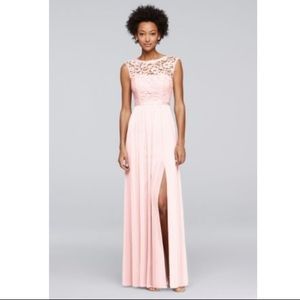 David’s Bridal bridesmaid dress, size 12 (F19328)